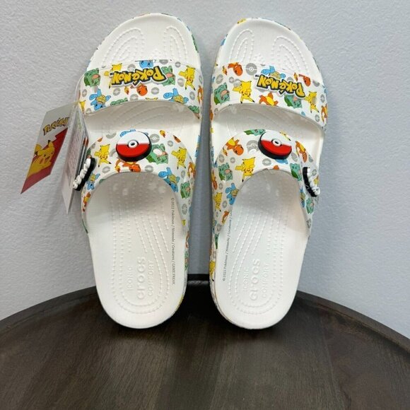 CrocsClassic Pokemon Sandal Water-Friendly White Multi Size 10 Men - Picture 4 of 14